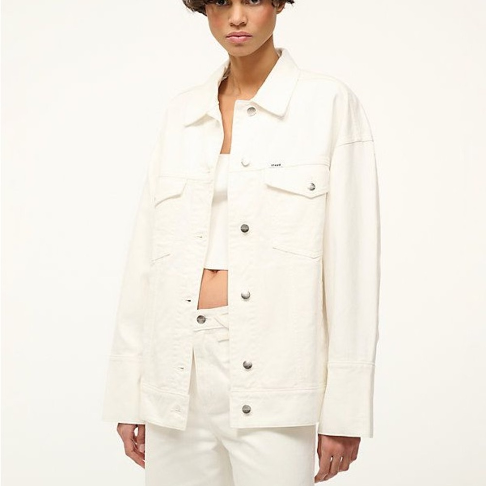STAUD + Wrangler The Biggest Jean Jacket